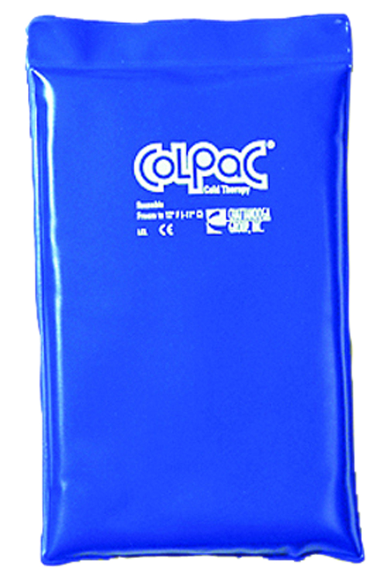 Compresa fría ColPaC de vinilo azul - tamaño medio - 7.5" x 11"