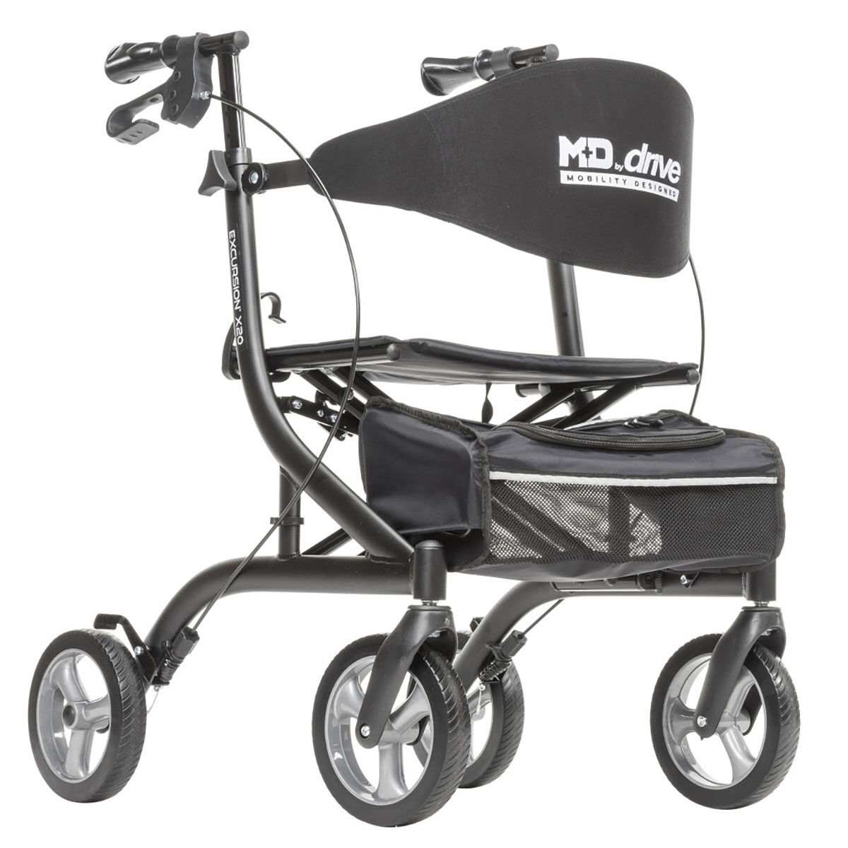 Rollator MD by Drive Excursion X20, Onyx