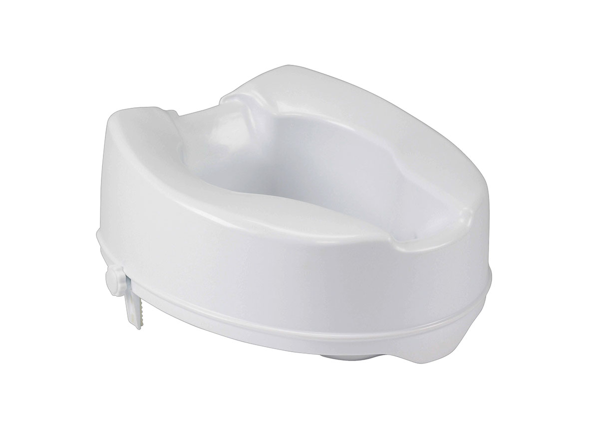 Drive, asiento de inodoro elevado con seguro, asiento estándar, 6"