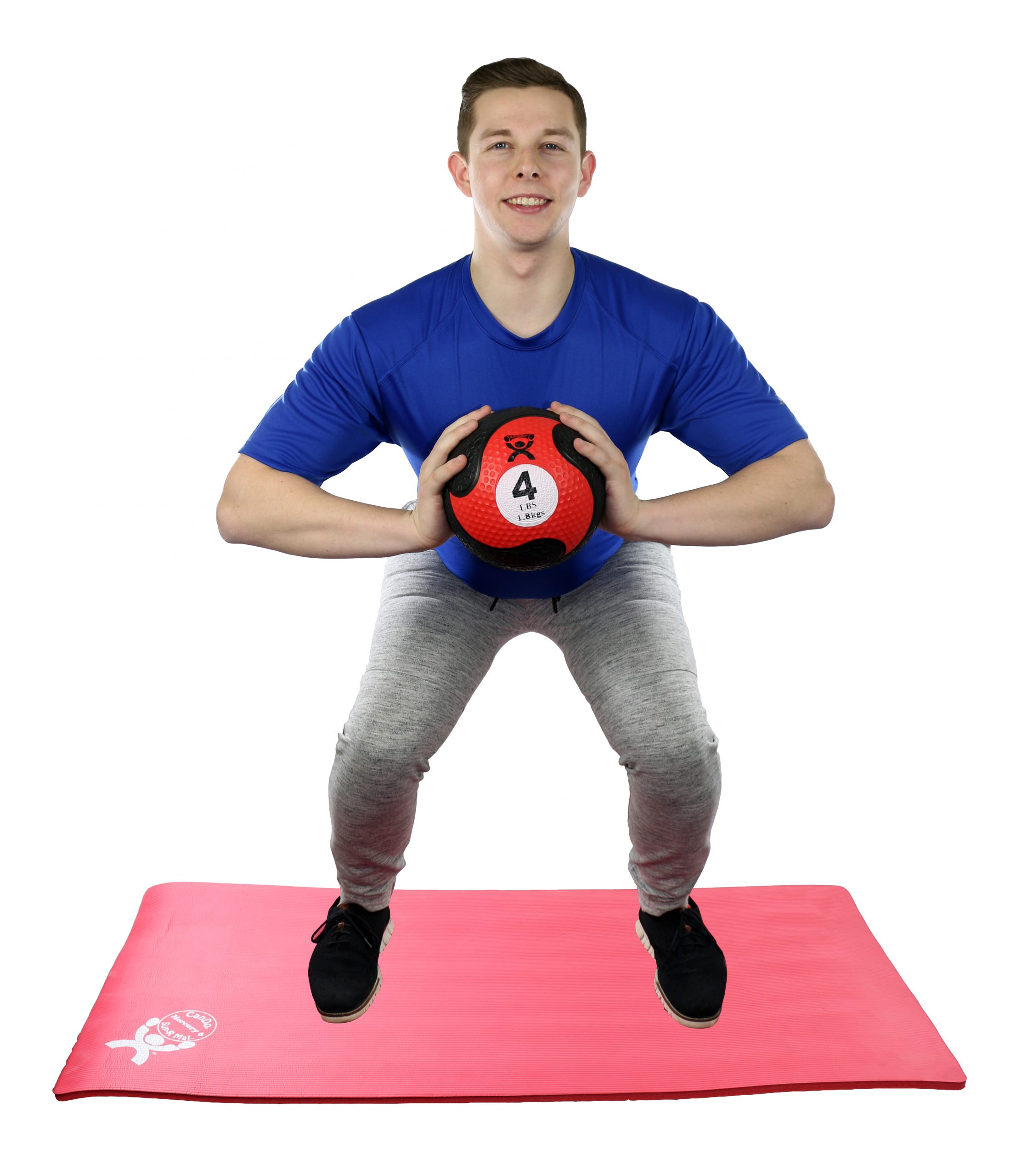 Standing Medicine Ball Lift with Rotation Fabrication Enterprises