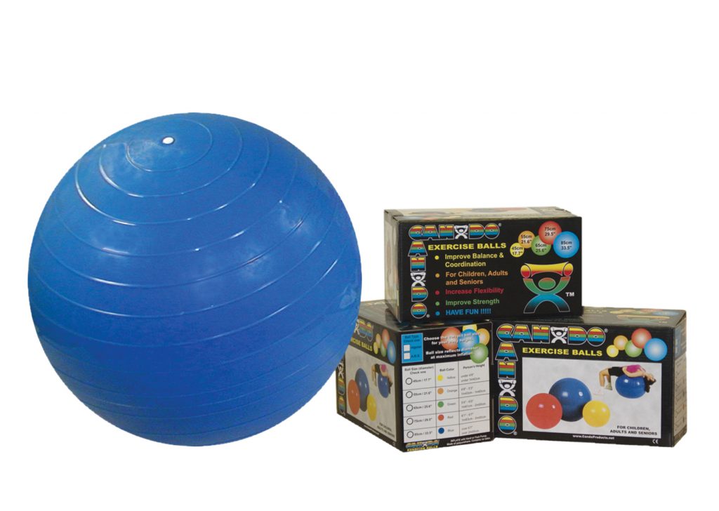 Finding the perfect workout equipment does not have to be stressful or expensive. The CanDo® Inflatable Exercise Ball is the perfect option for an affordable solution that can enhance at home workouts and support your professional physical therapy sessions. Unlike gym machines that clutter space, inflatable balls can be easily stored, and quickly incorporated into any fitness routine. The CanDo® Inflatable Exercise Ball offers an impressive way to revitalize your workout routine. The balls can be used to improve balance, coordination, flexibility, and strength, or can be used just for fun. The range of use for the balls is endless and can be used for stretching and strength programs, as a seat, and even for birthing classes. The balls are made of a nonslip surface that is ribbed for extra security. Unlike most exercise balls, these balls may be under inflated to give a soft, mushy, feel or fully inflated for a firm bouncy feel. Available in various color-coded sizes and three distinct styles. The Standard balls can support up to 300 lbs., while the ABS Extra Thick can hold up to 450-600 lbs. For maximum durability, Super-Duty Thick Balls can support up to 600 lbs. The CanDo® Inflatable Exercise Ball can enhance a wide variety of exercises and help strengthen your entire body. The ball will help you challenge your body in ways you never challenge yourself before. For core strengthening, you can perform crunches by lying back on the ball or try planks with your forearms on the ball to challenge your stability. For lower body workouts, the ball can be used for squats, simply squat down until you lightly touch the ball, which helps you learn the correct form when performing a squat. For lunges put your back foot on the ball and this adds a little extra way to challenge your balance. For upper body workouts, use the ball for pushups with your feet elevated on the ball or try chest presses while lying on the ball. The ball can even help you with Pilates and yoga by allowing modified poses that can deepen your stretches and improve flexibility. The CanDo® Inflatable Exercise Ball offers a practical and efficient way to achieve your fitness goal without taking over your entire space or depleting your bank account. With the wide range of exercises from intense workouts to simple stretching proves that fitness equipment does not have to be expensive. Discover why the CanDo® Exercise Ball can become your trusted companion for home workouts. To check out the CanDo® Inflatable Exercise Ball, click here. Written By Emily Bannerman