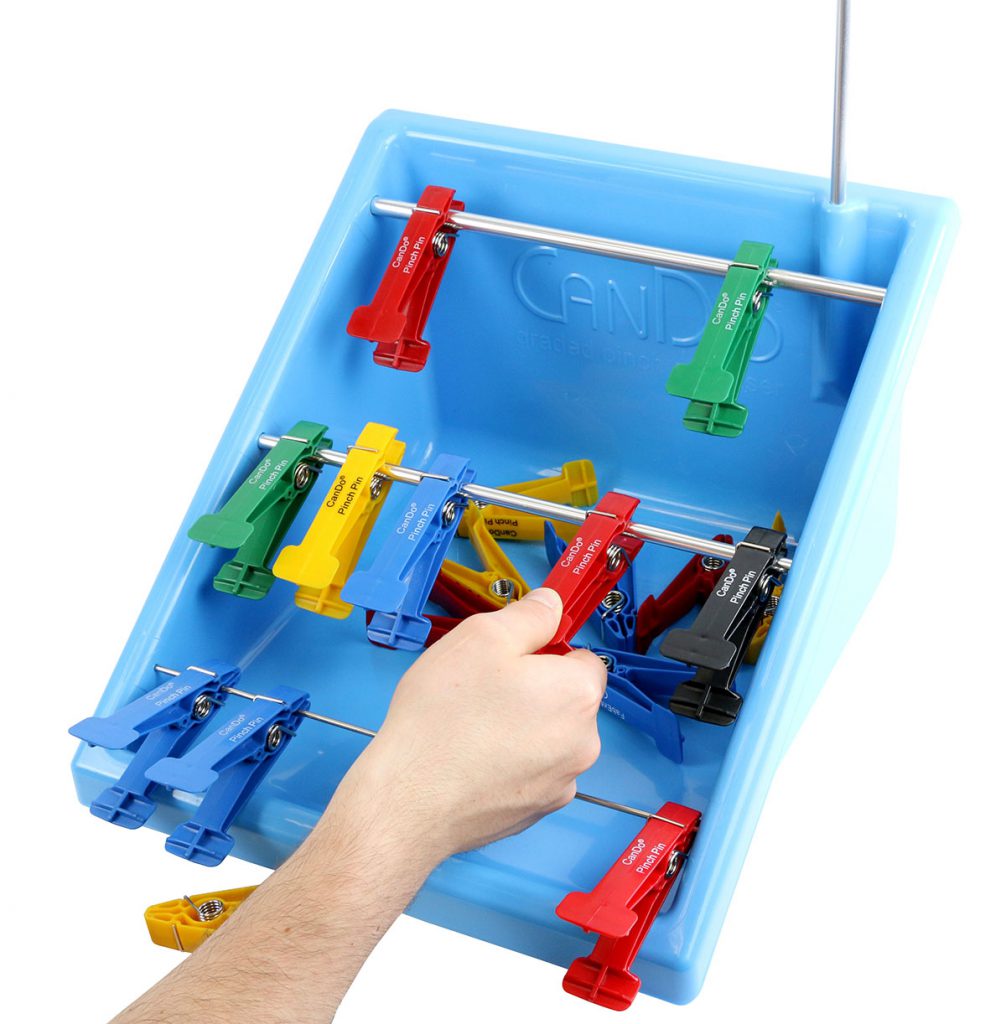 Create hands of steel with CanDo Graded Pinch Finger Exerciser__4.01.25